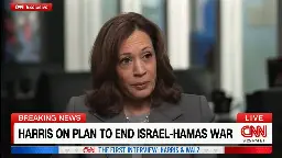 Kamala Harris Refuses to Condition U.S. Military Support for Israel