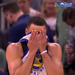 Watch [Highlight] close up of Steph’s reaction to Draymond’s ejection | Streamable