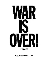 WAR IS OVER!