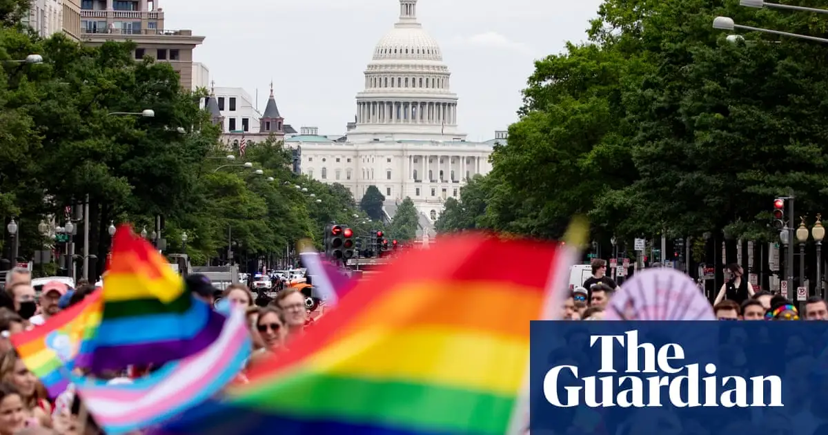 Poll shows US public support for LGBTQ+ protections falling for first time since 2015