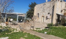 Hezbollah missiles hit Israeli church, nine soldiers wounded