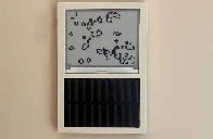 Solar-powered E Ink: Conway's Game of Life with circadian rhythm