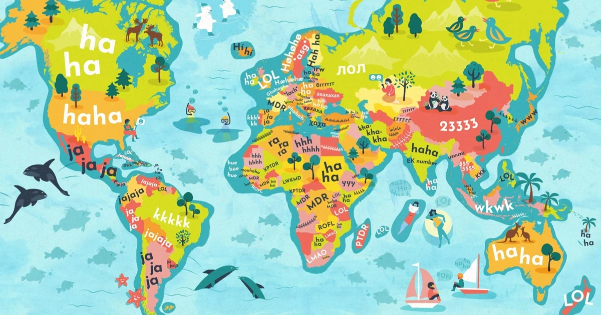 Here's What Online Laughter Looks Like in Different Languages