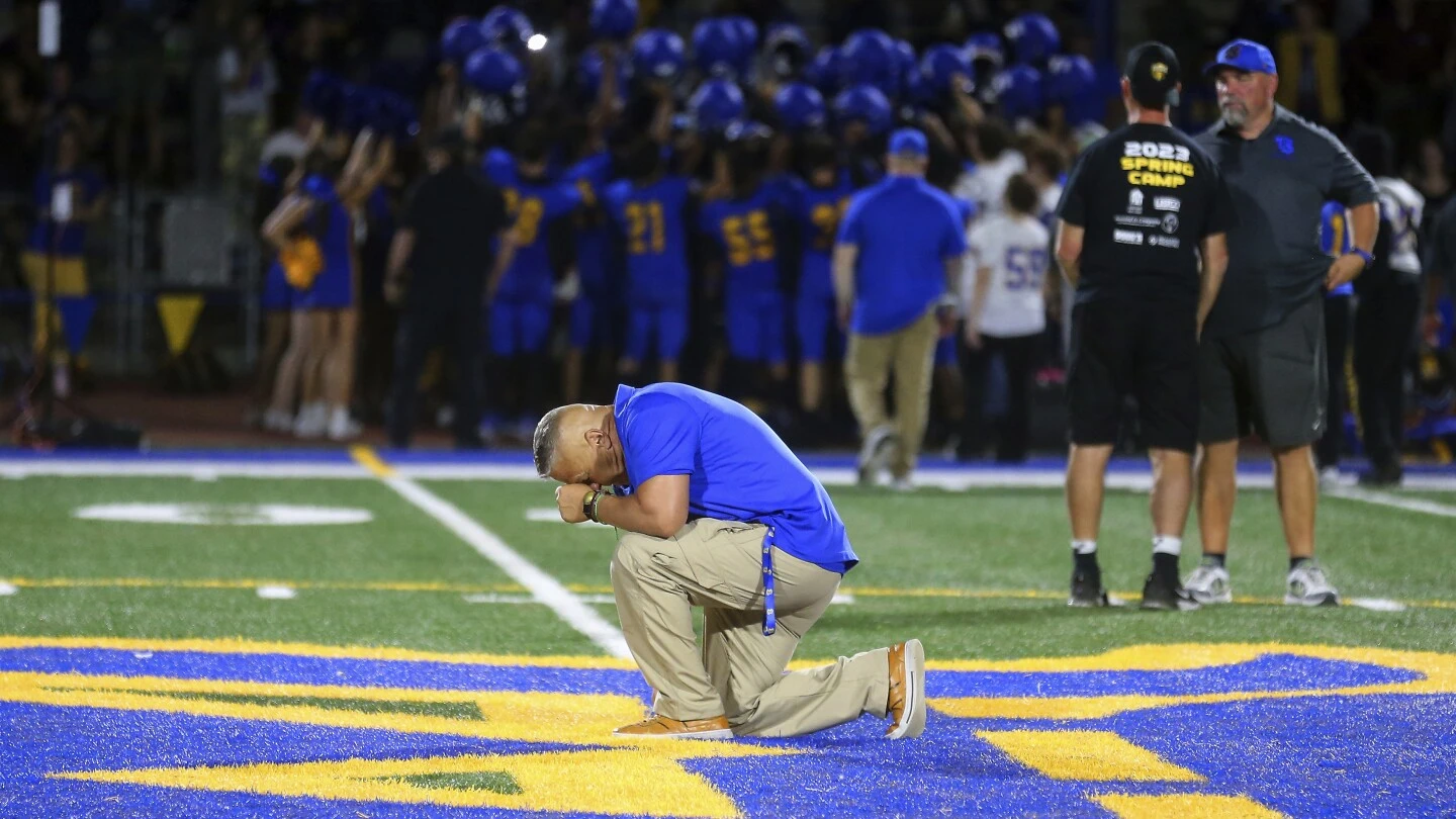 A football coach who got job back after Supreme Court ruled he could pray on the field has resigned