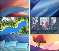 One of these 6 beauties will become the wallpaper for Plasma 6. Which one do you prefer?