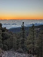 Sunset above the clouds, Teide National Park, Tenerife [OC] 