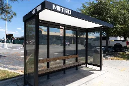 Solar-powered fans could be coming to Houston METRO bus shelters | Houston Public Media