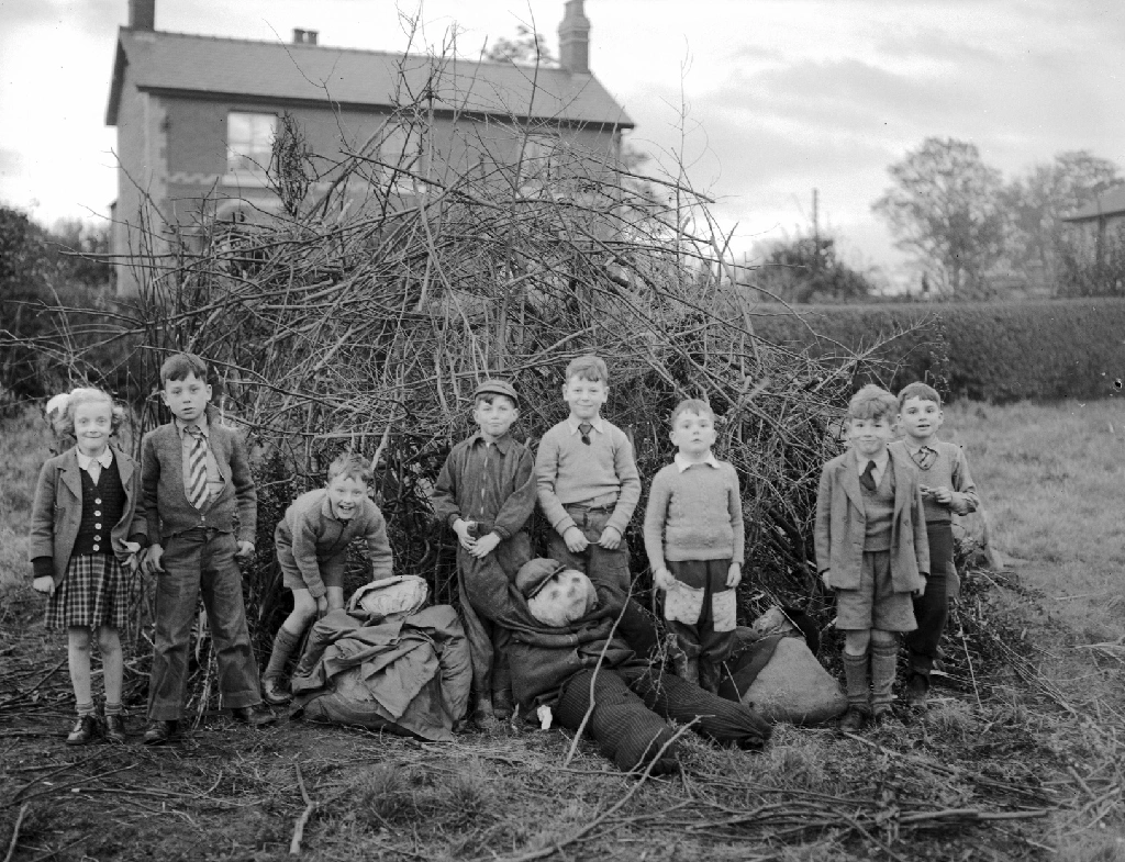 Child made effigy of Guy Fawkes