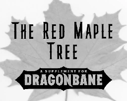 The Red Maple Tree by Adrian Daine