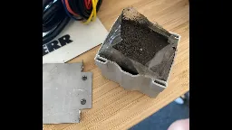 Redditor finds heavy block of iron shavings inside cheap PSU, also appears to lack safety protections