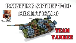 A tutorial video for painting the distinctive Soviet Forest Camo