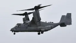 US Osprey aircraft crashes off coast of Japan with eight on board | CNN