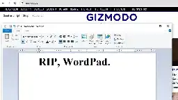 RIP Microsoft WordPad. You Will Be Missed