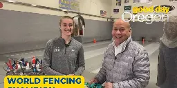 Show and Tell with Tony: Fencing world champion Magda Skarbonkiewicz