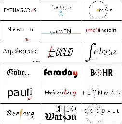 If scientists had logos.