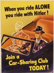 When You Ride ALONE You Ride with Hitler! [US, 1943] - Sopuli