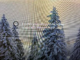 the background blur
