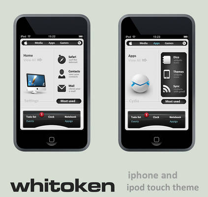 Whitoken was one of the best themes for winter board in the early days of iOS