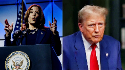 Kamala Harris Overtakes Trump in First Major Poll Since Biden Exit From Race