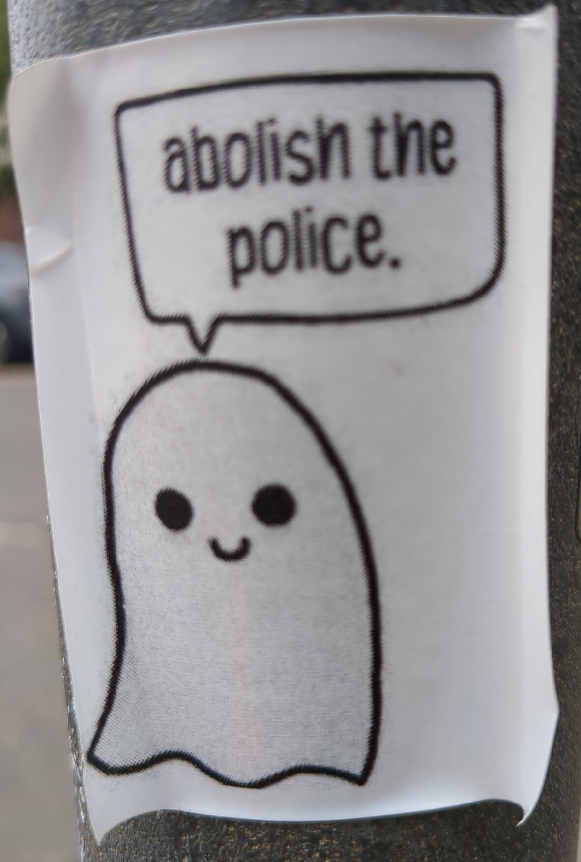 Abolish Police ghost