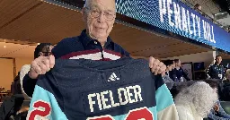Seattle Totems legend Guyle Fielder, 93, honored at Kraken game