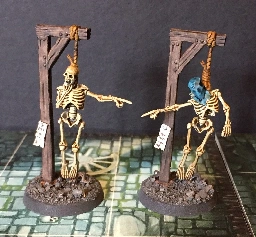 Daily miniature: hanged men