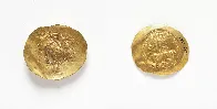 Gold nomisma (coin) of Byzantine Emperor Alexius I Comnenus, 1081 AD -1118 AD