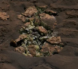 NASA's Curiosity rover discovers a surprise in a Martian rock