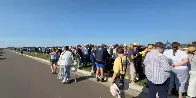 'Jaw-Dropping' Energy as Voters Line Up for Miles for Harris-Walz Rally in Wisconsin.