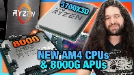 AMD's New Ryzen 7 5700X3D &amp; More AM4 CPUs, APU 8700G, 8600G, 8500G, &amp; 8300G Specs