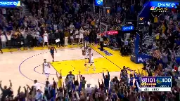 [Highlight] Klay Thompson wins the game for the Warriors!