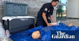 Phoenix turns to ice-filled body bags to treat heatstroke as US south-west bakes