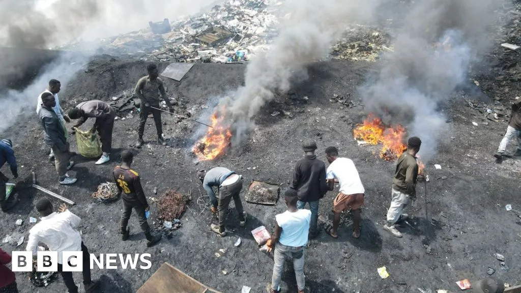 E-waste: Burning old TVs - the toxic trade in electrical waste