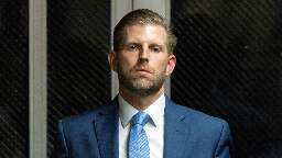 Eric Trump Tweets From Dad’s Trial Despite Electronics Ban: Report