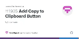 Add Copy to Clipboard Button · Issue #1925 · LemmyNet/lemmy-ui