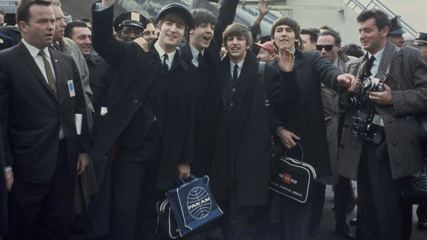 Intimate documentary captures the Beatles goofing around as they take America by storm in 1964