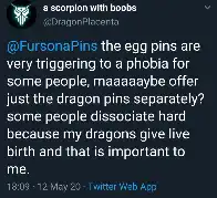 Egg Pins are Triggering