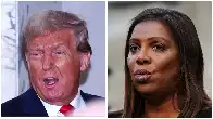 Trump shares article doxxing Letitia James address--may violate gag order