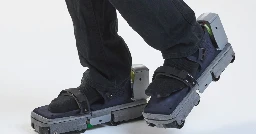 Electric "treadmill shoes" set to boost the world of VR gaming