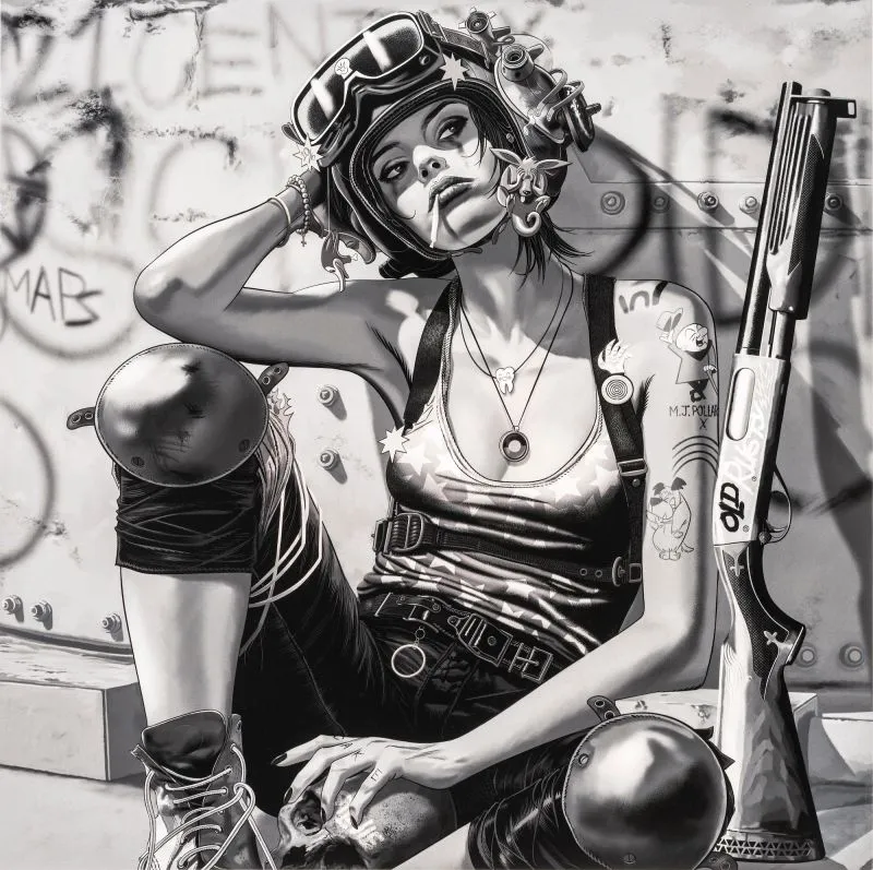 Jamie Hewlett recreates Tank Girl for the 21st century