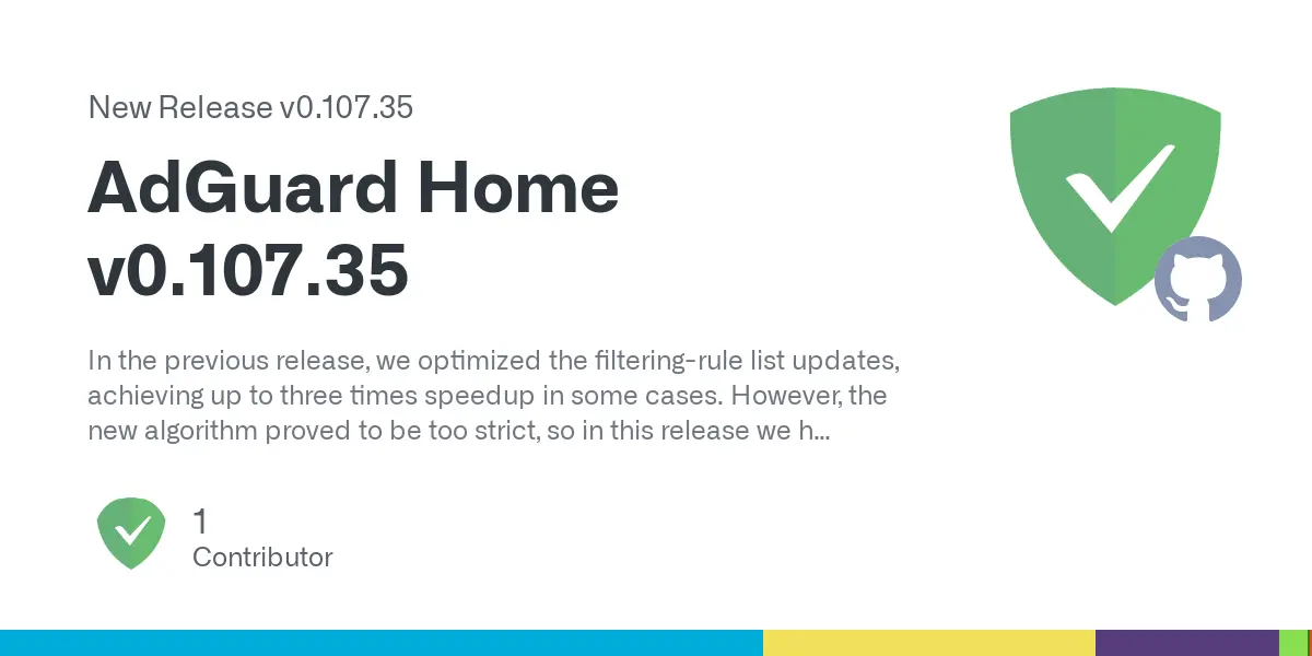 Release AdGuard Home v0.107.35 · AdguardTeam/AdGuardHome