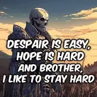 STAY HARD, BROTHERS