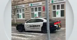 Sacramento sheriff's office patrol vehicle spotted on streets of Poland