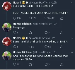 A furry became an intern for NASA and got instantly fired after telling someone on their council to suck their dick | NASA Internship Twitter Controversy