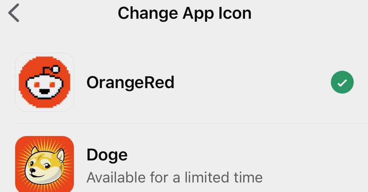 Reddit’s only free iOS app icons are ugly now