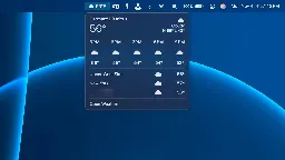 macOS Sequoia 15.2 Beta Shows Weather in Menu Bar