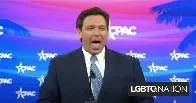 Protestors say they were violently attacked at Ron DeSantis campaign event for holding rainbow flag