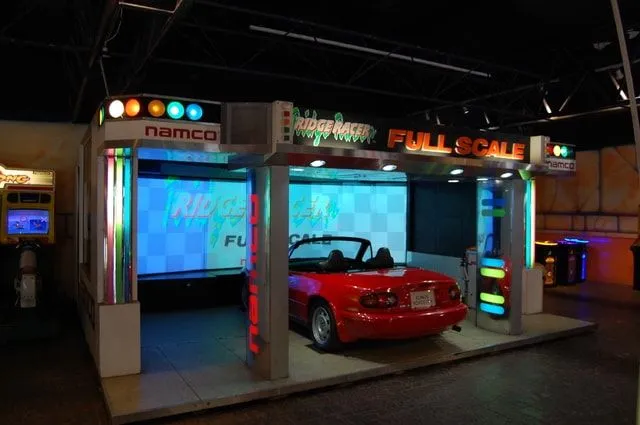 The spectacular 3-screen Ridge Racer arcade sim left to rot, and the fans who saved a '90s treasure