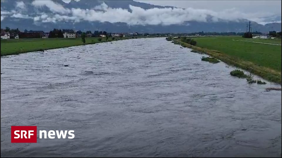 Unwetter in der Schweiz - Trinkwasserverschmutzung im Tessin – Hochwasser im Rheintal