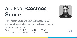 GitHub - azukaar/Cosmos-Server: ☁️ The Most Secure and Easy Selfhosted Home Server. Take control of your data and privacy without sacrificing security and stability  (Authentication, anti-DDOS, anti-bot)